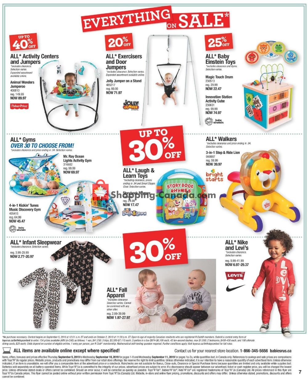 Toys R Us / Babies R Us flyer from Thursday September 5, 2019 to Wednesday September 18, 2019 - page 7