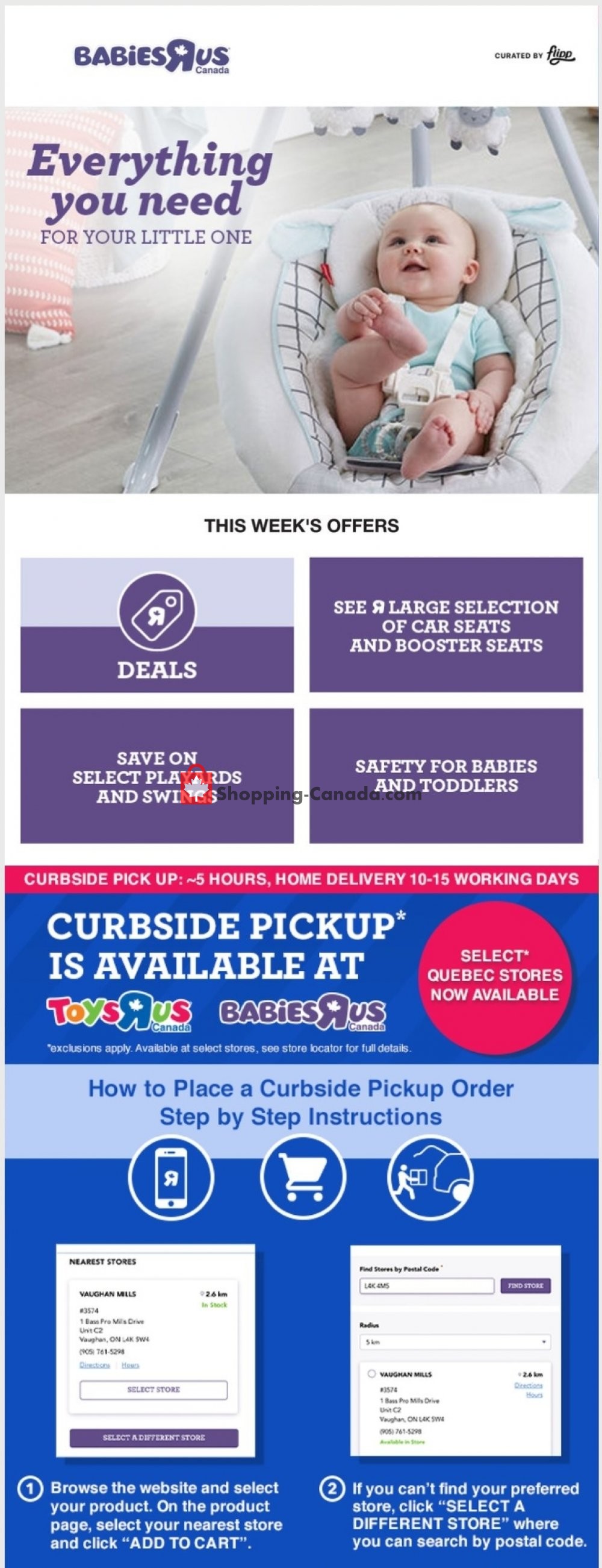 Toys R Us / Babies R Us flyer from Thursday May 28, 2020 to Thursday June 4, 2020 - page 1