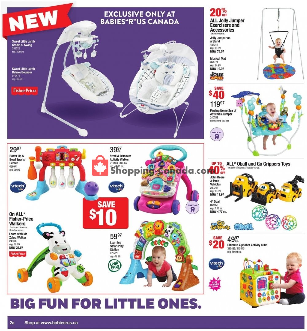 Toys R Us / Babies R Us flyer from Friday October 12, 2018 to Thursday October 18, 2018 - page 2