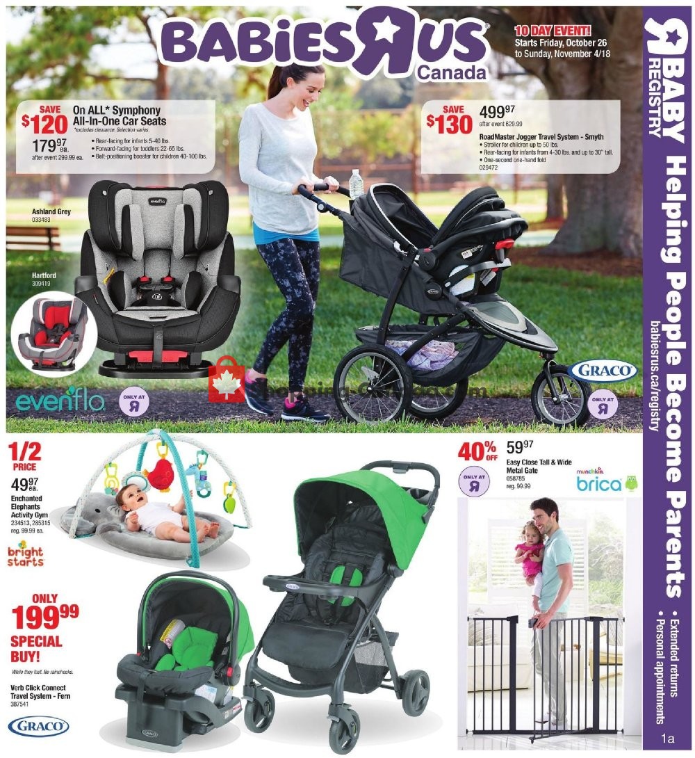 Toys R Us / Babies R Us flyer from Friday October 26, 2018 to Sunday November 4, 2018 - page 1