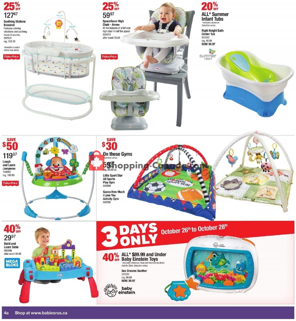 Toys R Us / Babies R Us flyer from Friday October 26, 2018 to Sunday November 4, 2018 - page 4