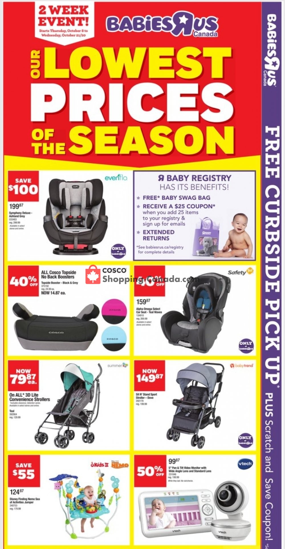 Toys R Us / Babies R Us flyer from Thursday October 8, 2020 to Wednesday October 21, 2020 - page 1