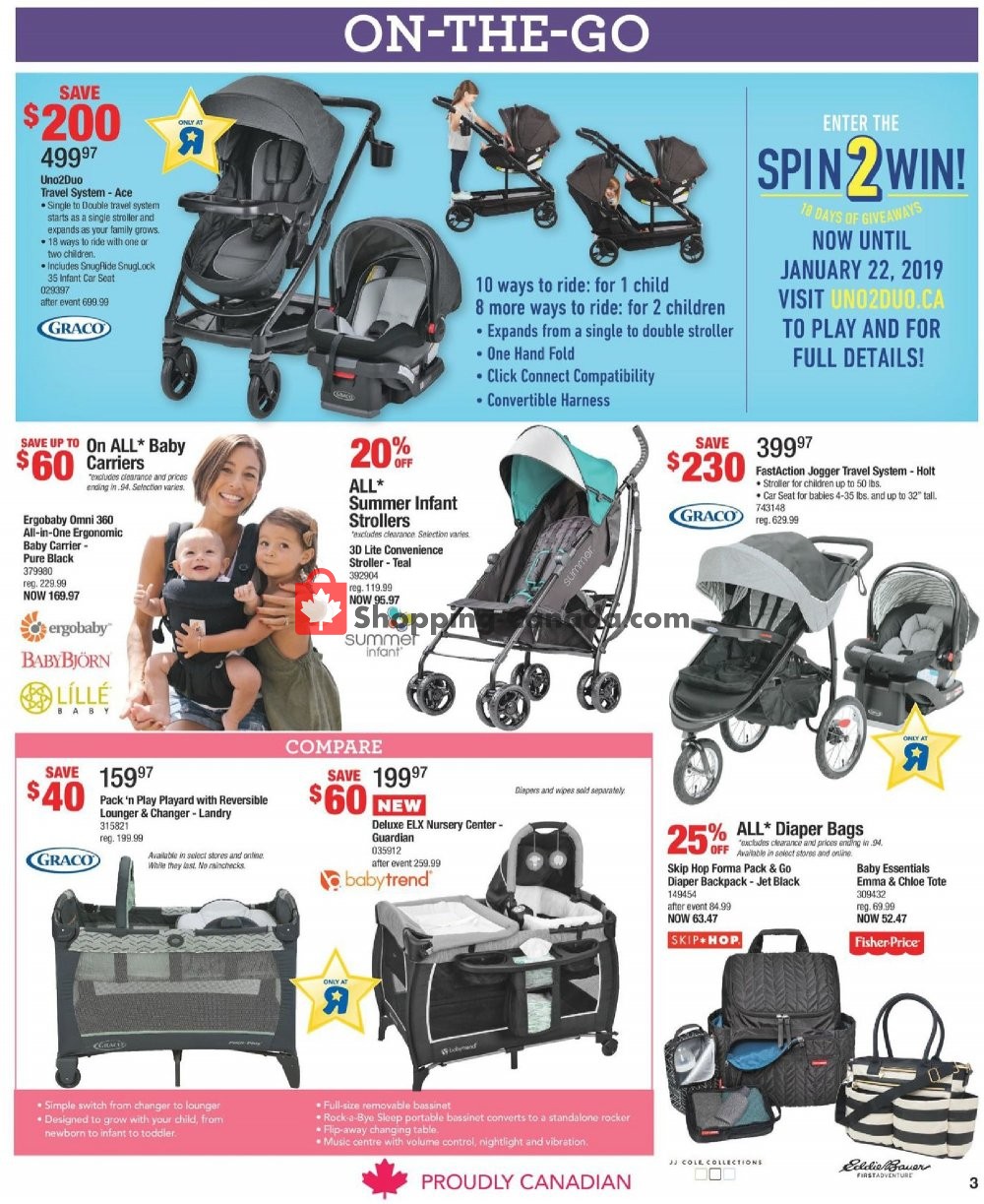 Toys R Us / Babies R Us flyer from Friday January 4, 2019 to Thursday January 17, 2019 - page 3