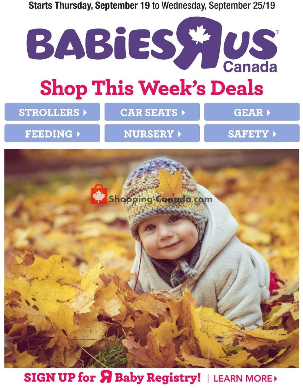 Toys R Us / Babies R Us Canada, flyer (Babies Special Offer