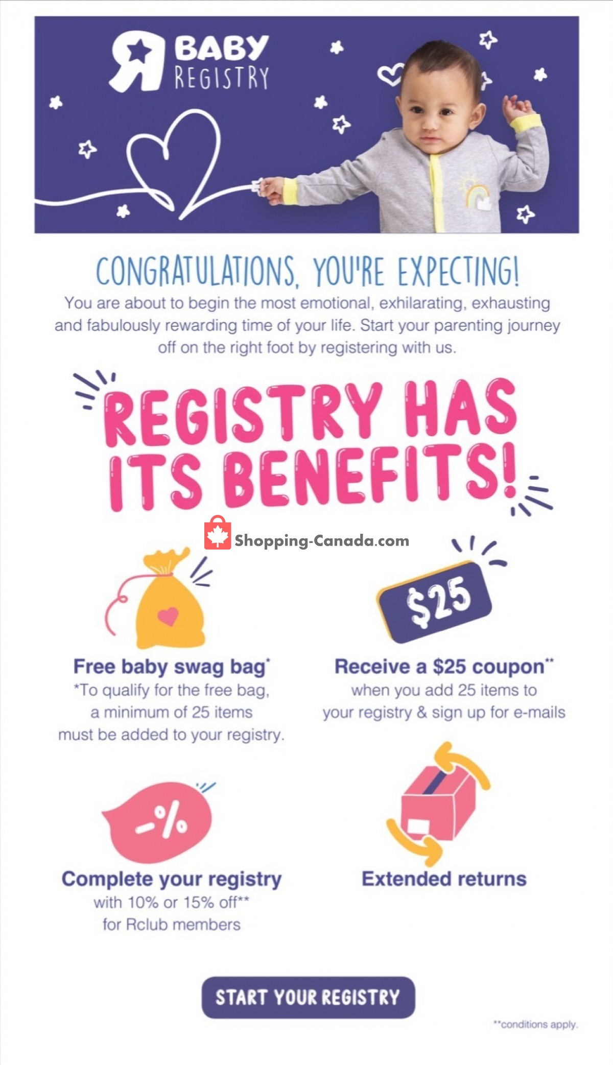 Toys R Us / Babies R Us Canada, flyer (Babies Spring Break Offer