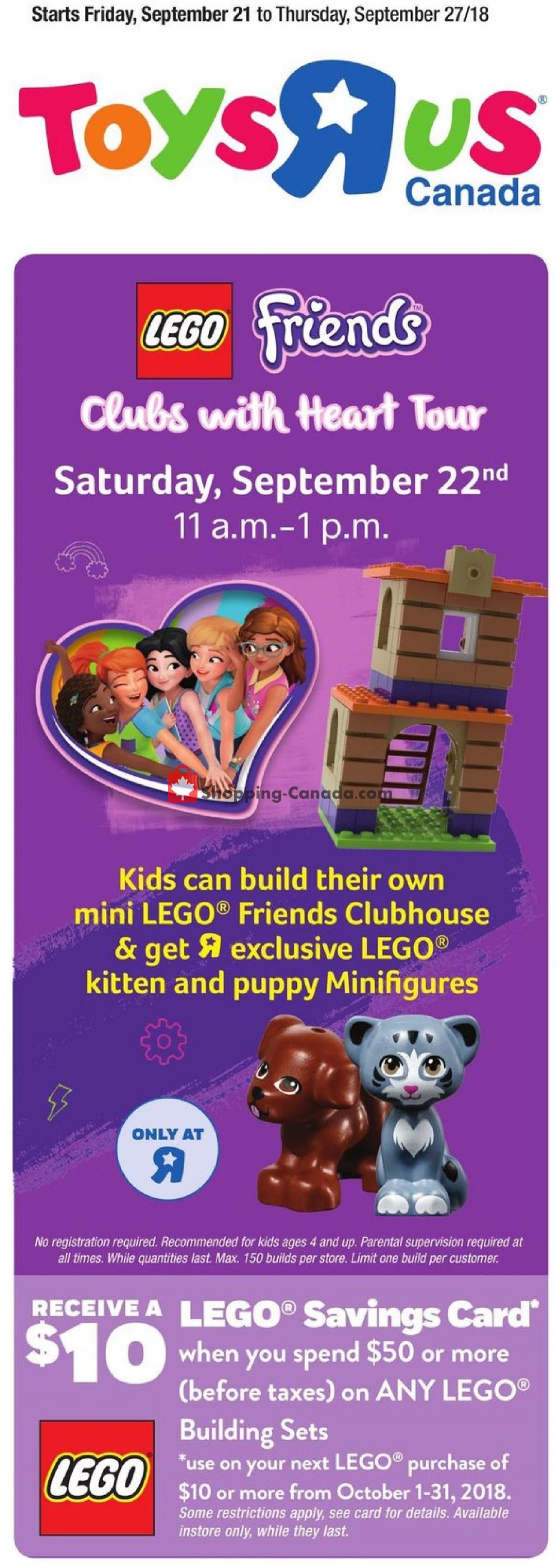 Toys R Us / Babies R Us flyer from Friday September 21, 2018 to Thursday September 27, 2018 - page 2