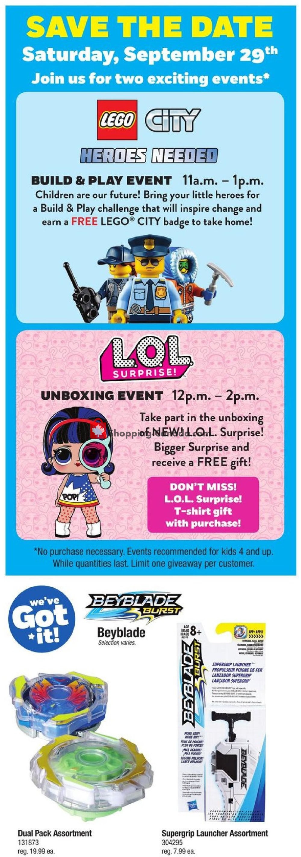 Toys R Us / Babies R Us flyer from Friday September 21, 2018 to Thursday September 27, 2018 - page 3
