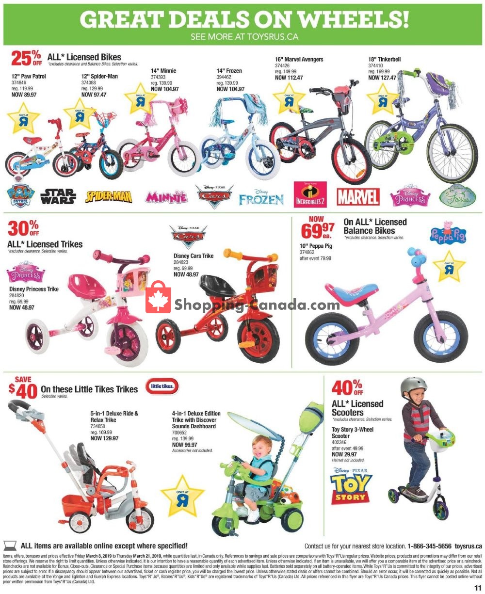 Toys R Us / Babies R Us flyer from Friday March 8, 2019 to Thursday March 21, 2019 - page 13