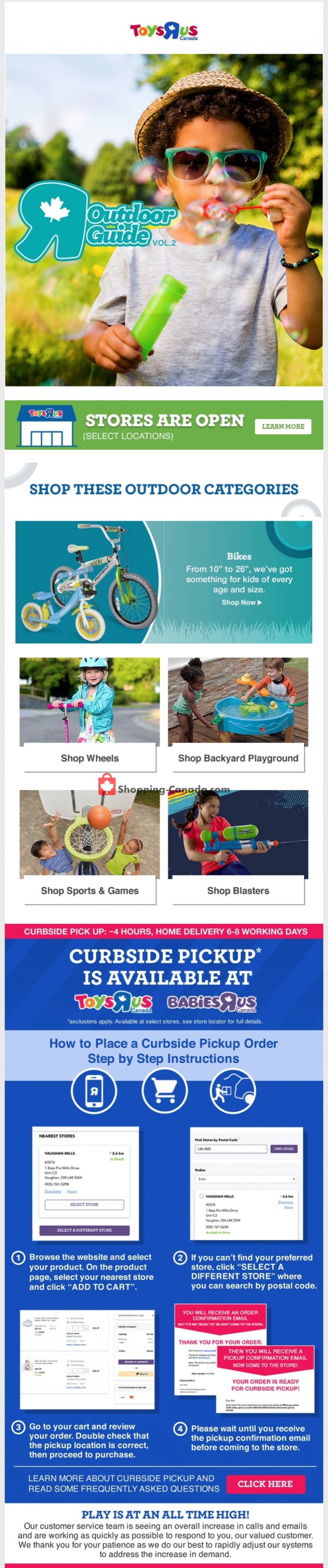 Toys R Us / Babies R Us flyer from Thursday July 2, 2020 to Thursday July 9, 2020 - page 1