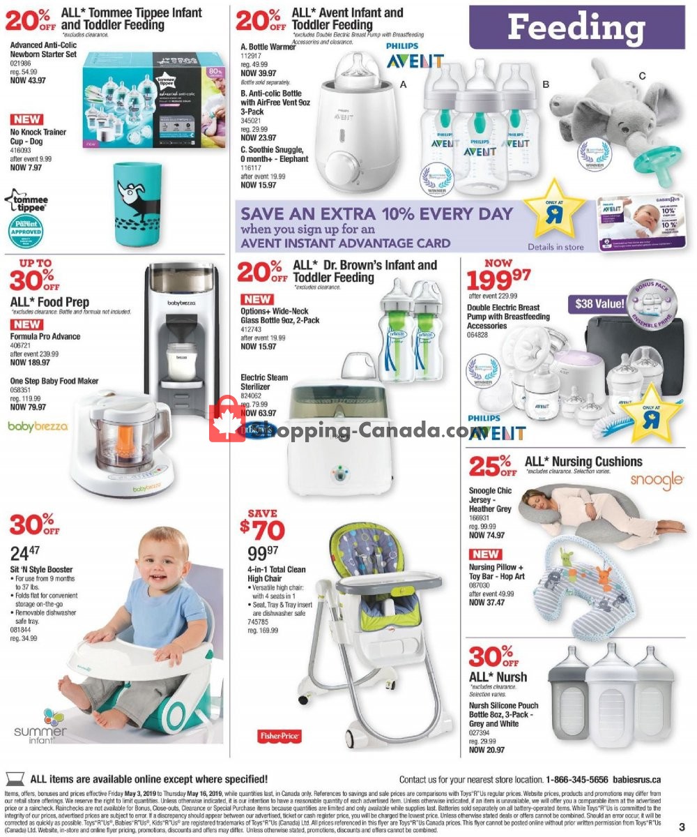 Toys R Us / Babies R Us flyer from Friday May 3, 2019 to Thursday May 16, 2019 - page 3
