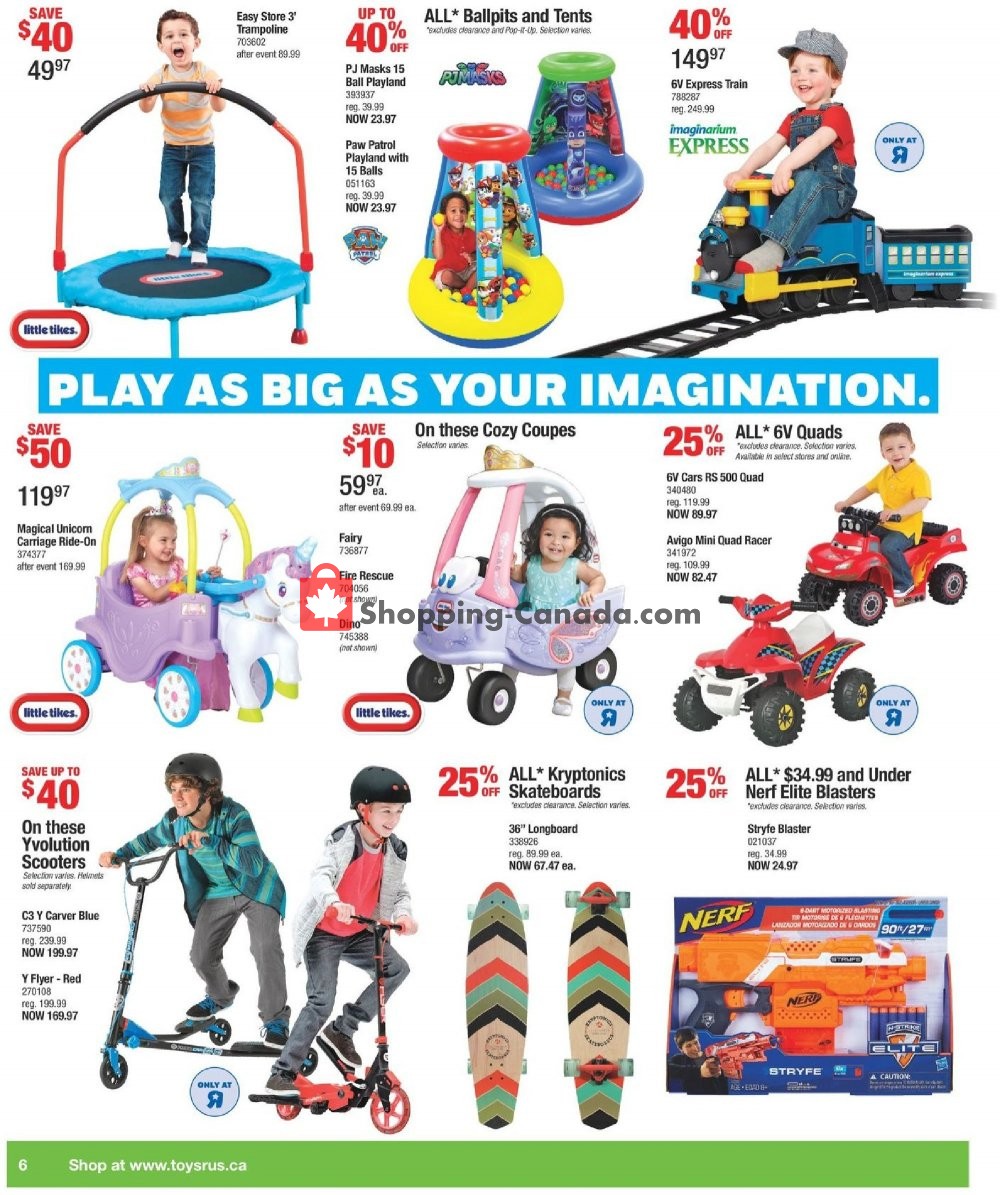 Toys R Us / Babies R Us flyer from Friday October 12, 2018 to Thursday October 18, 2018 - page 6