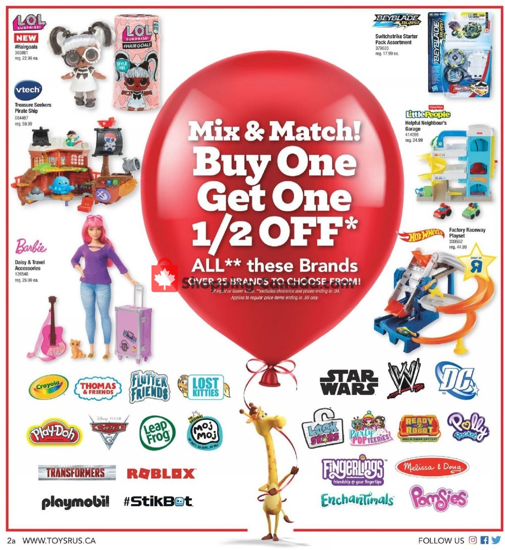 Toys R Us / Babies R Us flyer from Friday January 4, 2019 to Thursday January 17, 2019 - page 2
