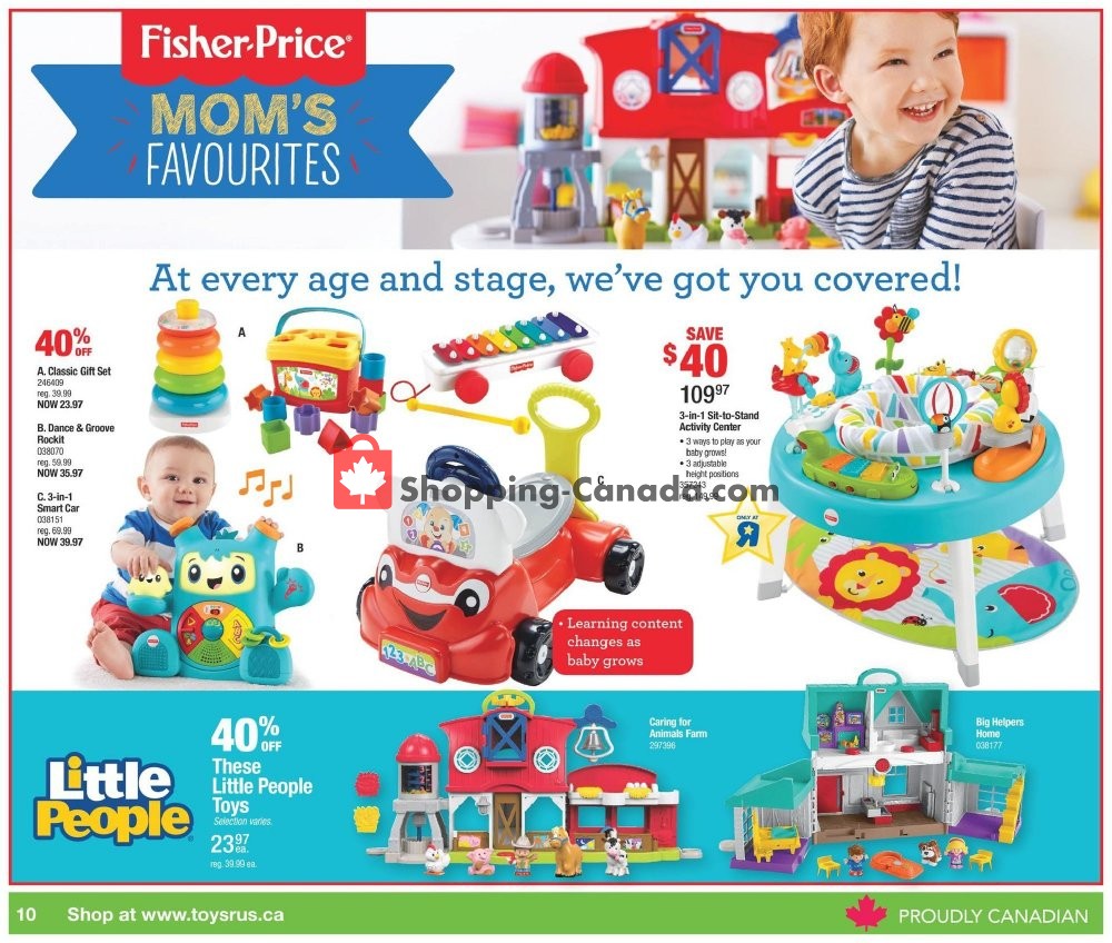 Toys R Us / Babies R Us flyer from Friday November 30, 2018 to Thursday December 6, 2018 - page 10