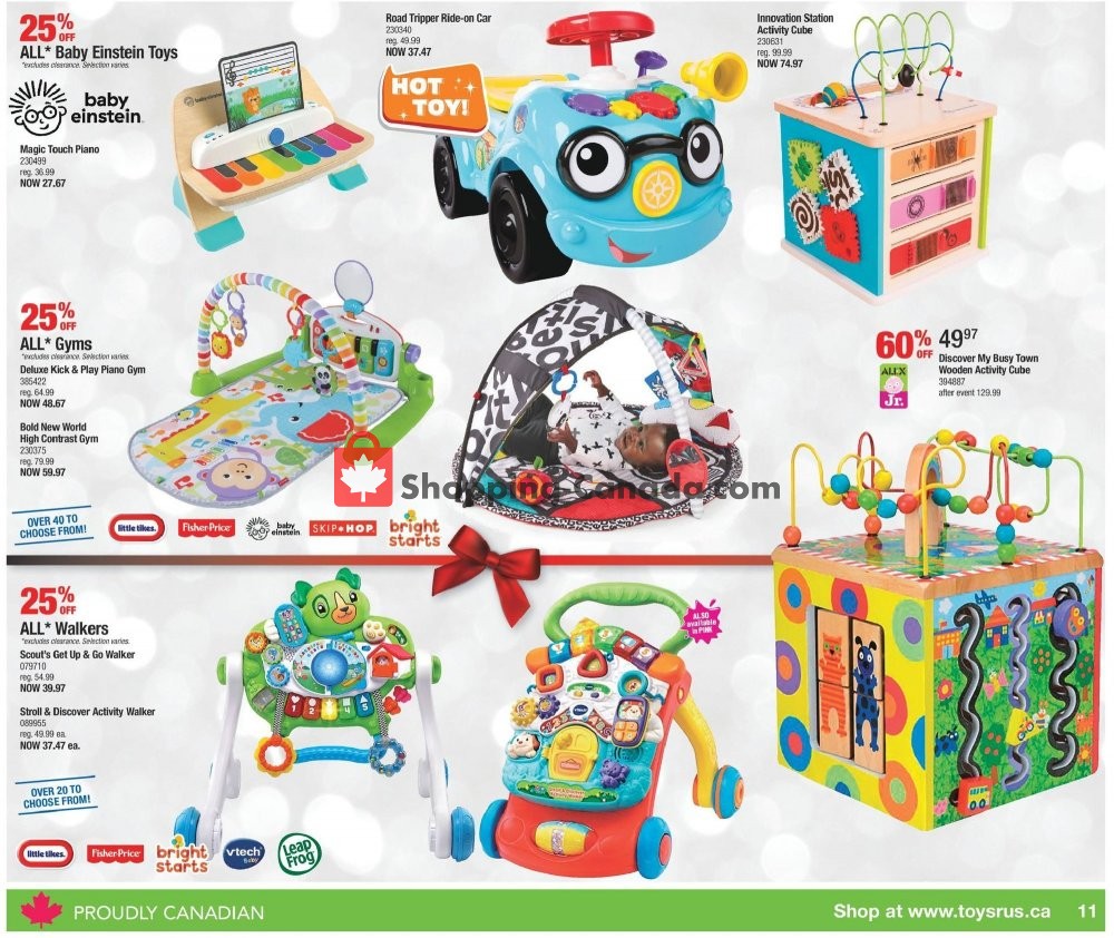 Toys R Us / Babies R Us flyer from Friday November 30, 2018 to Thursday December 6, 2018 - page 11