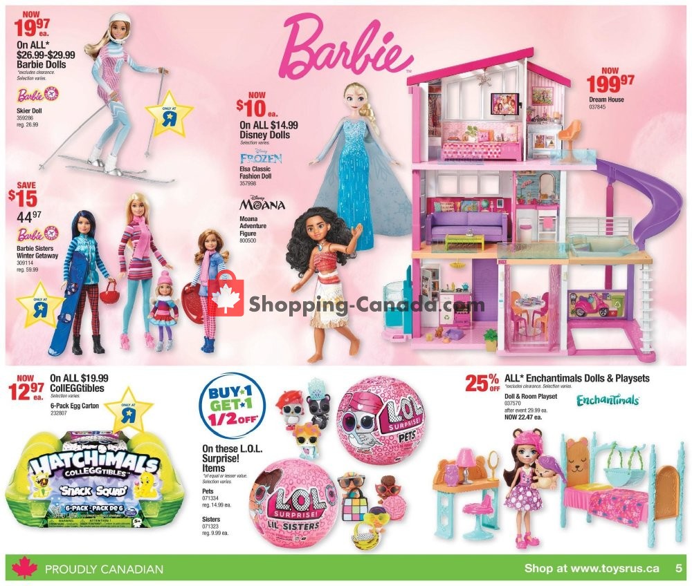 Toys R Us / Babies R Us flyer from Friday November 30, 2018 to Thursday December 6, 2018 - page 5