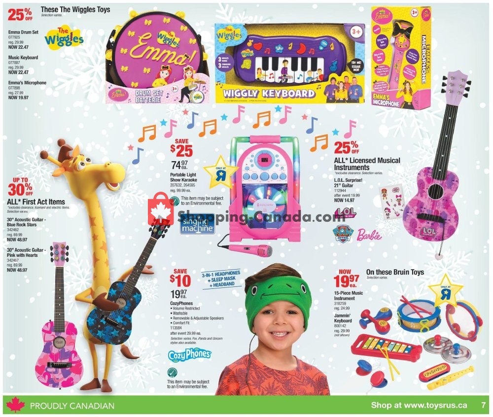 Toys R Us / Babies R Us flyer from Friday November 30, 2018 to Thursday December 6, 2018 - page 7