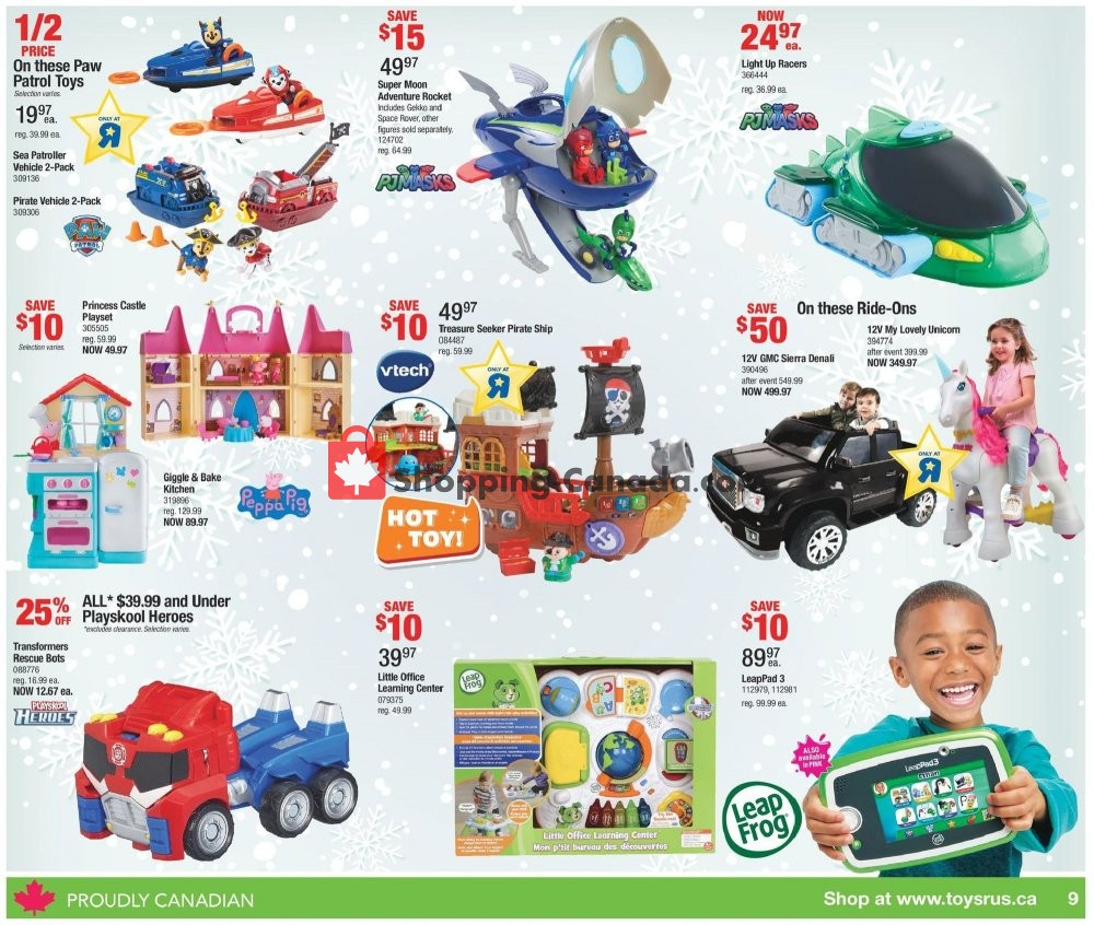 Toys R Us / Babies R Us flyer from Friday November 30, 2018 to Thursday December 6, 2018 - page 9