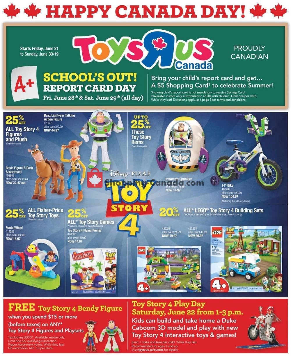 Toys R Us / Babies R Us flyer from Friday June 21, 2019 to Sunday June 30, 2019 - page 1