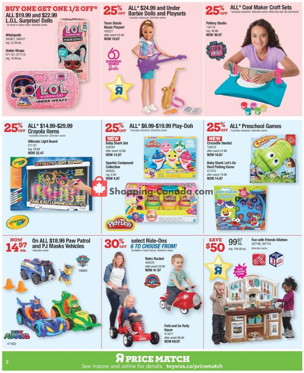Toys R Us / Babies R Us flyer from Friday June 21, 2019 to Sunday June 30, 2019 - page 2