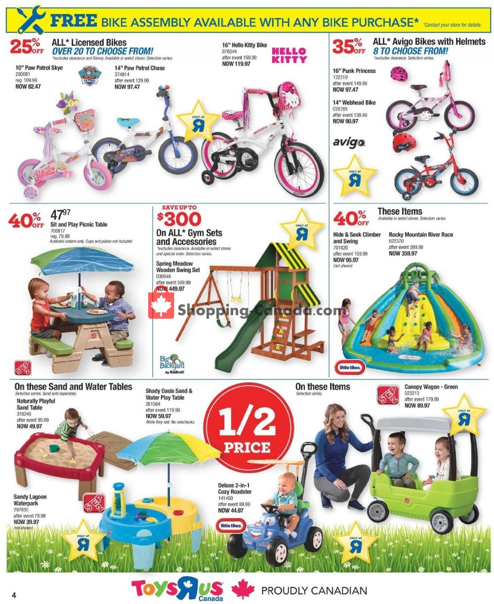 Toys R Us / Babies R Us flyer from Friday June 21, 2019 to Sunday June 30, 2019 - page 4