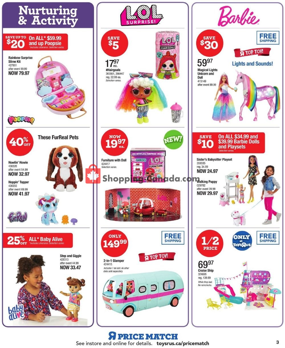 Toys R Us / Babies R Us flyer from Thursday November 7, 2019 to Wednesday November 13, 2019 - page 3