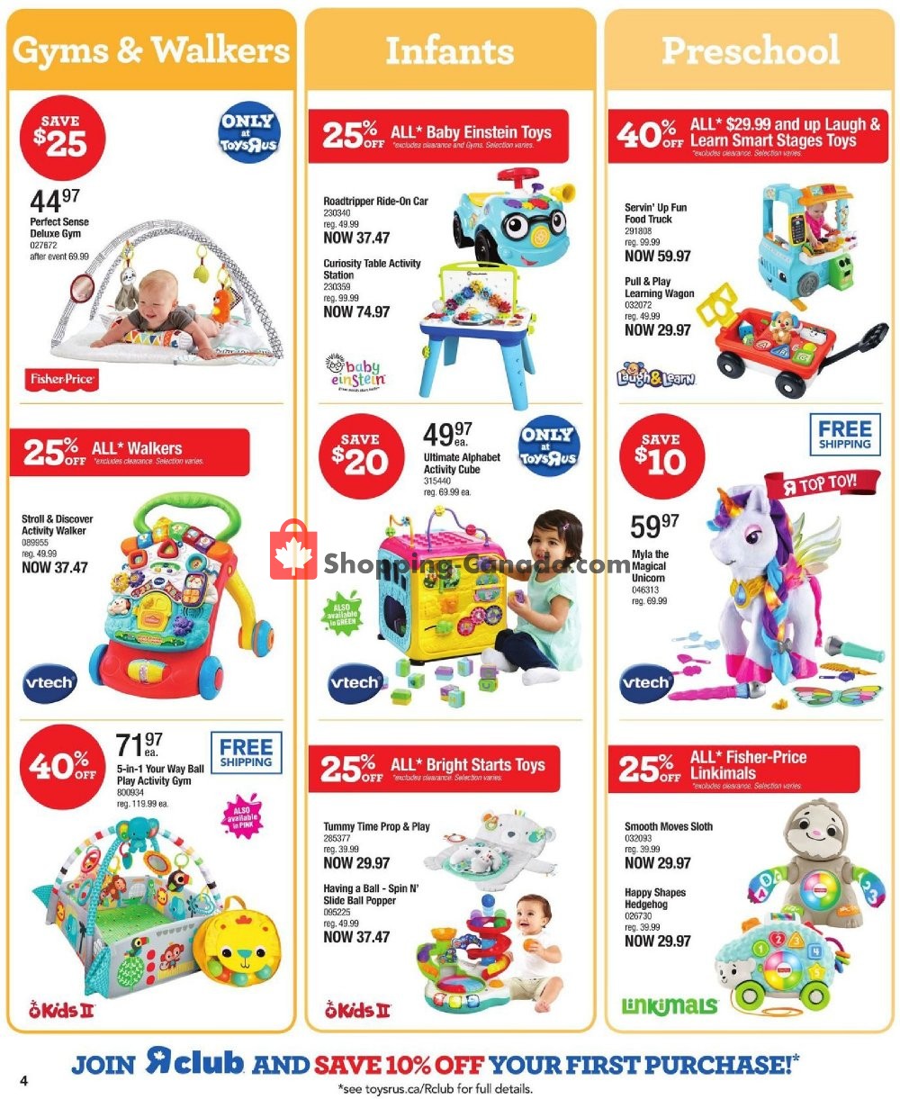 Toys R Us / Babies R Us flyer from Thursday November 7, 2019 to Wednesday November 13, 2019 - page 4