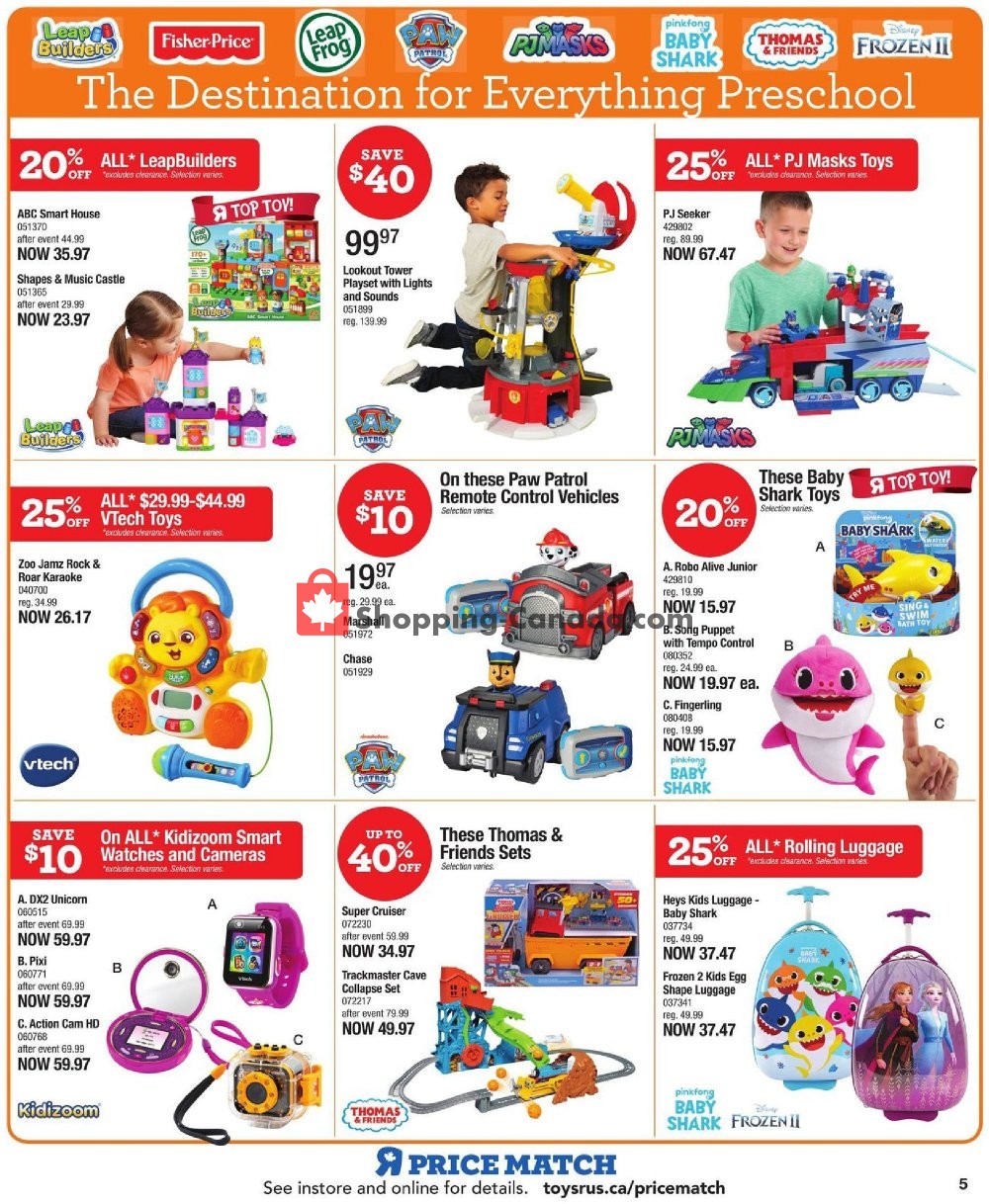 Toys R Us / Babies R Us flyer from Thursday November 7, 2019 to Wednesday November 13, 2019 - page 5