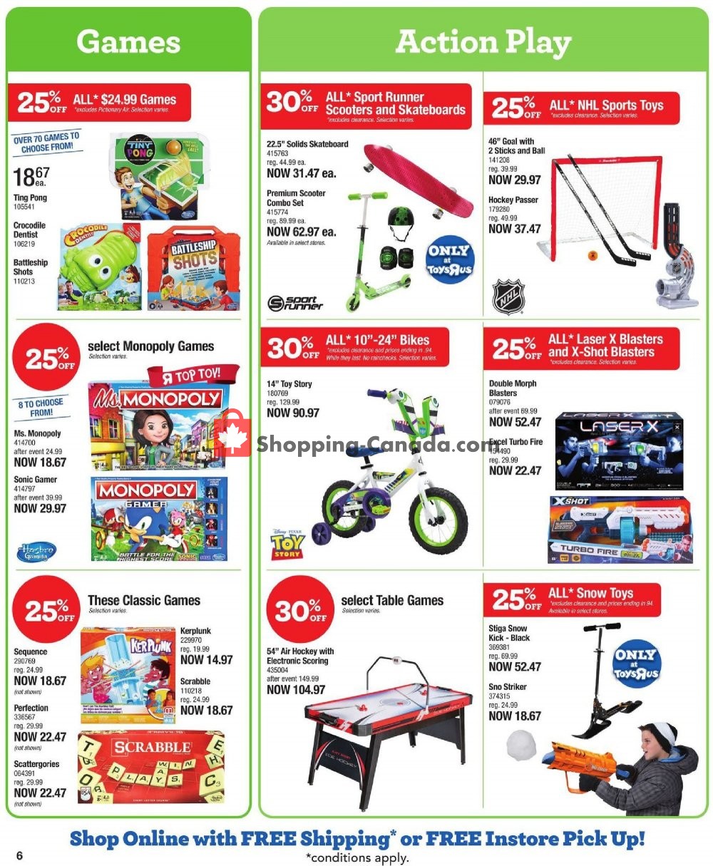 Toys R Us / Babies R Us flyer from Thursday November 7, 2019 to Wednesday November 13, 2019 - page 6