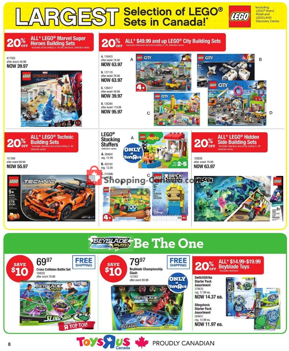 Toys R Us / Babies R Us flyer from Thursday November 7, 2019 to Wednesday November 13, 2019 - page 8