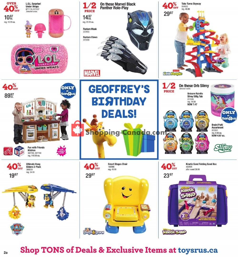 Toys R Us / Babies R Us flyer from Thursday September 5, 2019 to Wednesday September 11, 2019 - page 2