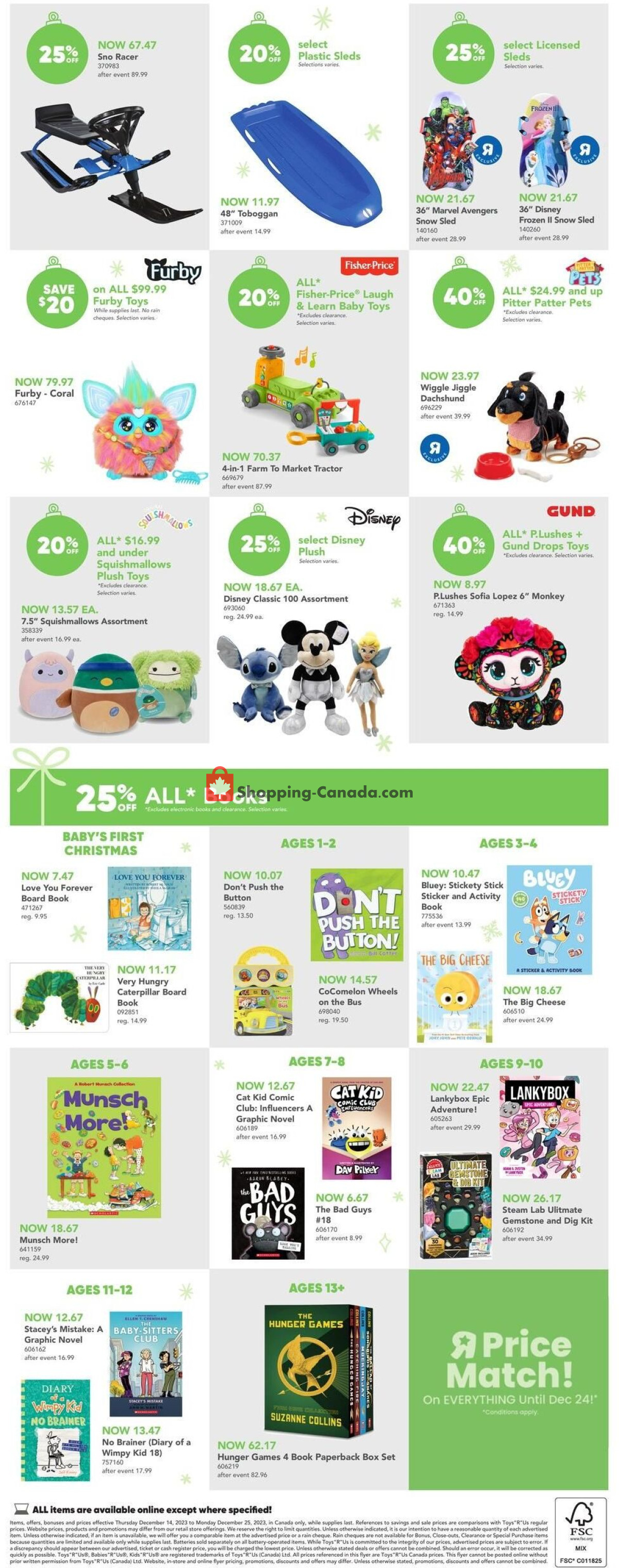 Toys R Us / Babies R Us flyer from Thursday December 14, 2023 to Monday December 25, 2023 - page 7