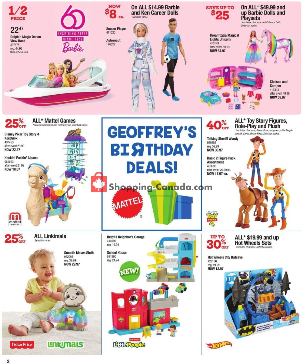 Toys R Us / Babies R Us flyer from Thursday September 12, 2019 to Wednesday September 18, 2019 - page 2