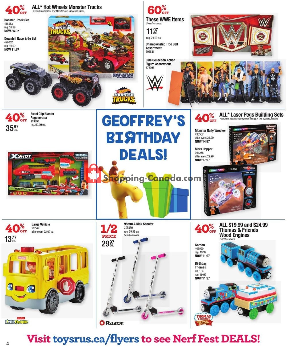 Toys R Us / Babies R Us flyer from Thursday September 12, 2019 to Wednesday September 18, 2019 - page 4