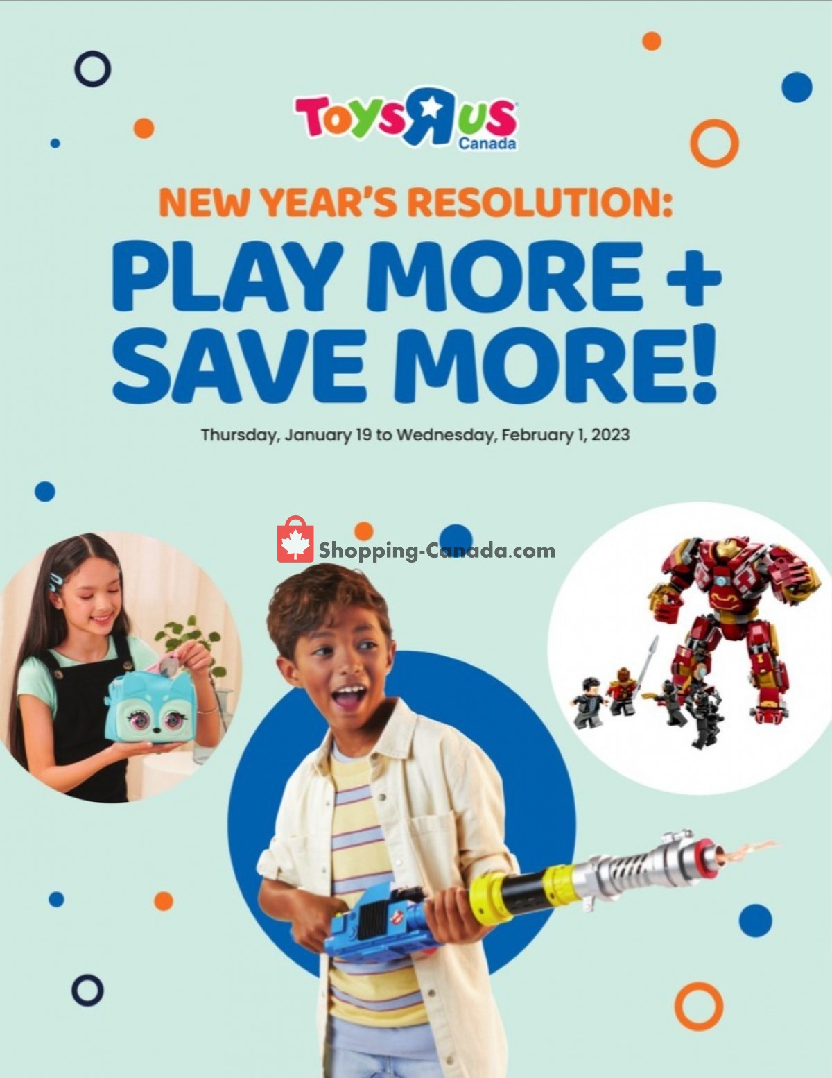 Toys R Us / Babies R Us flyer from Thursday January 19, 2023 to Wednesday February 1, 2023 - page 1