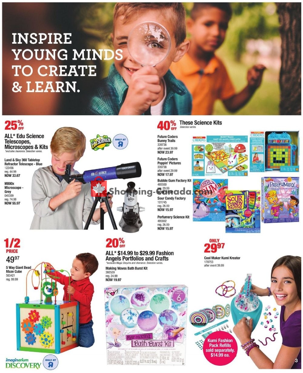Toys R Us / Babies R Us flyer from Friday September 28, 2018 to Thursday October 4, 2018 - page 3