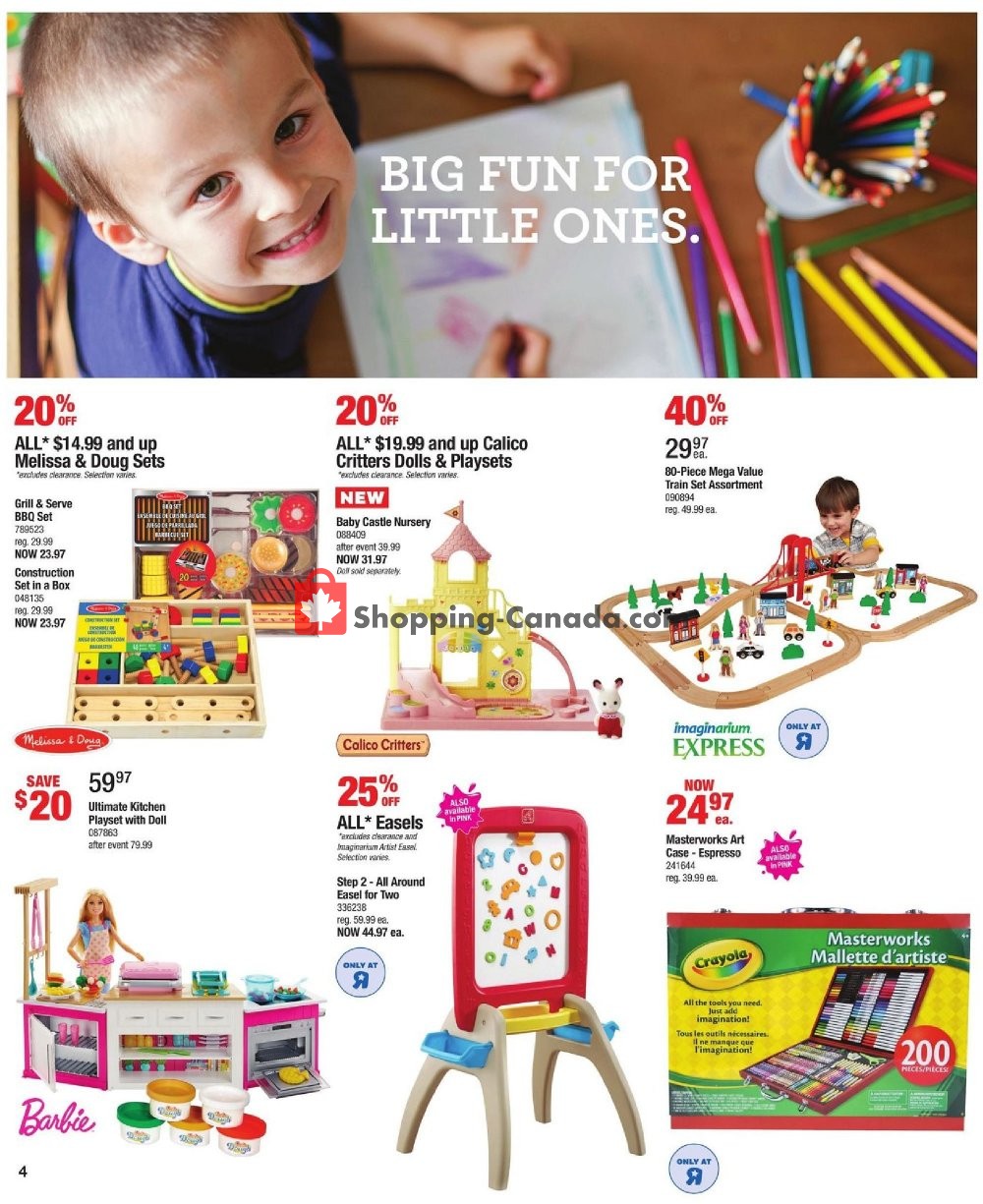 Toys R Us / Babies R Us flyer from Friday September 28, 2018 to Thursday October 4, 2018 - page 4