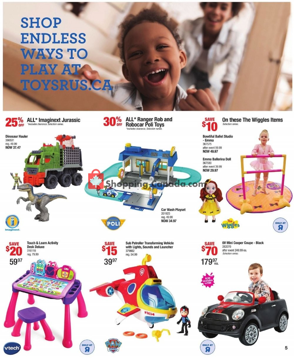 Toys R Us / Babies R Us flyer from Friday September 28, 2018 to Thursday October 4, 2018 - page 5