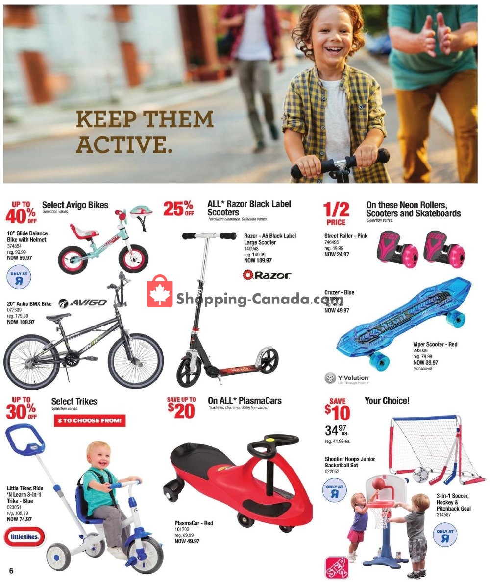 Toys R Us / Babies R Us flyer from Friday September 28, 2018 to Thursday October 4, 2018 - page 6
