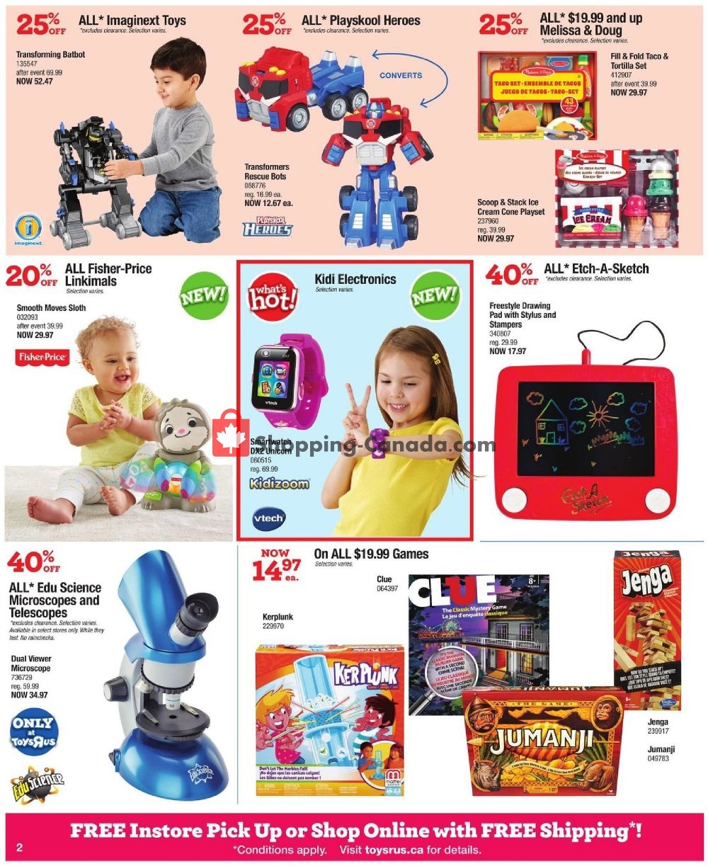 Toys R Us / Babies R Us flyer from Thursday August 8, 2019 to Wednesday August 14, 2019 - page 2