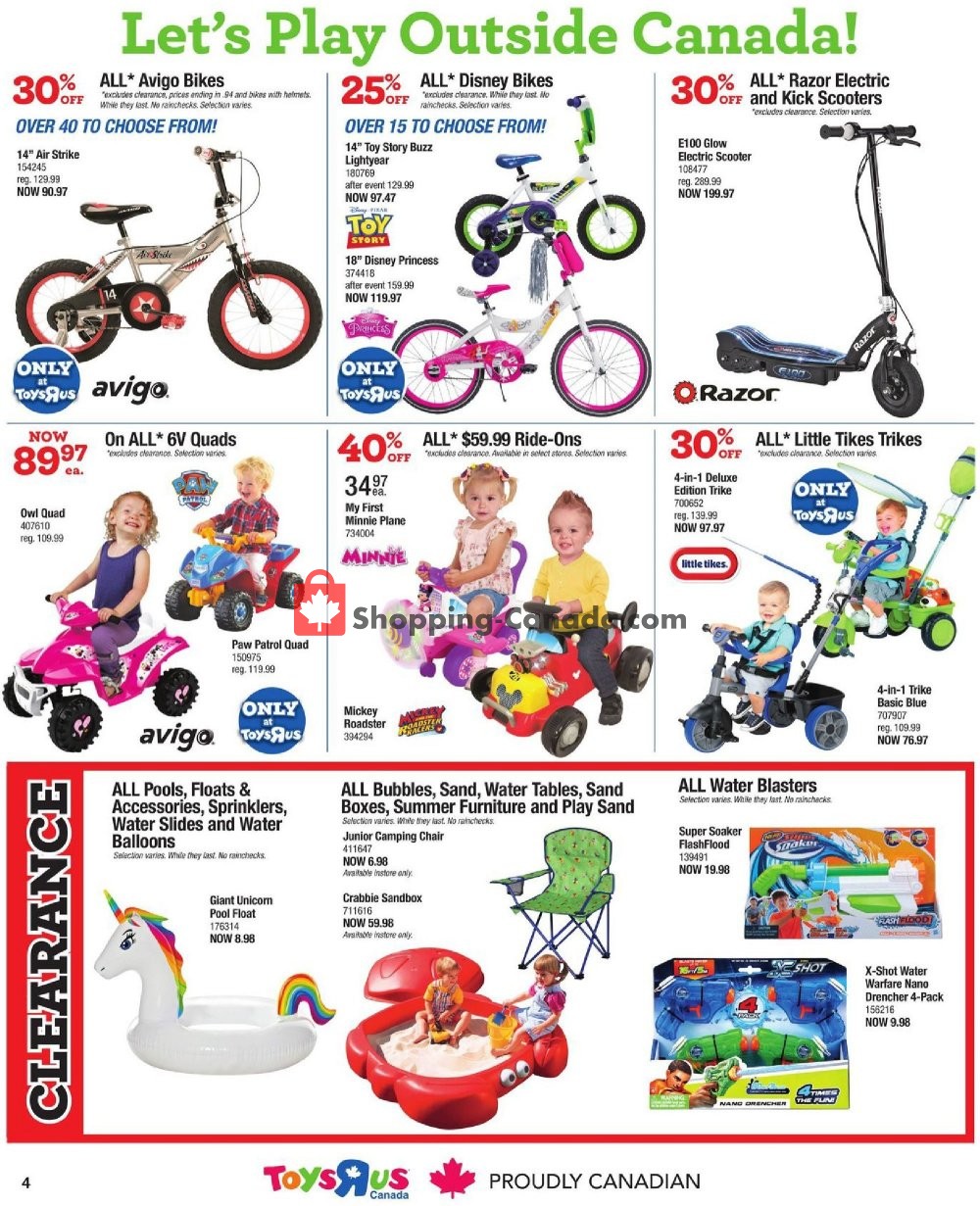 Toys R Us / Babies R Us flyer from Thursday August 8, 2019 to Wednesday August 14, 2019 - page 4