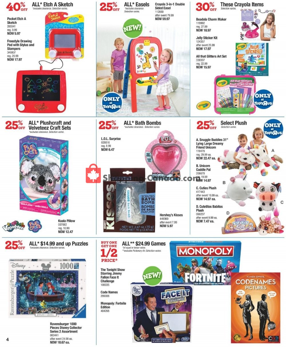 Toys R Us / Babies R Us flyer from Thursday October 10, 2019 to Wednesday October 16, 2019 - page 4