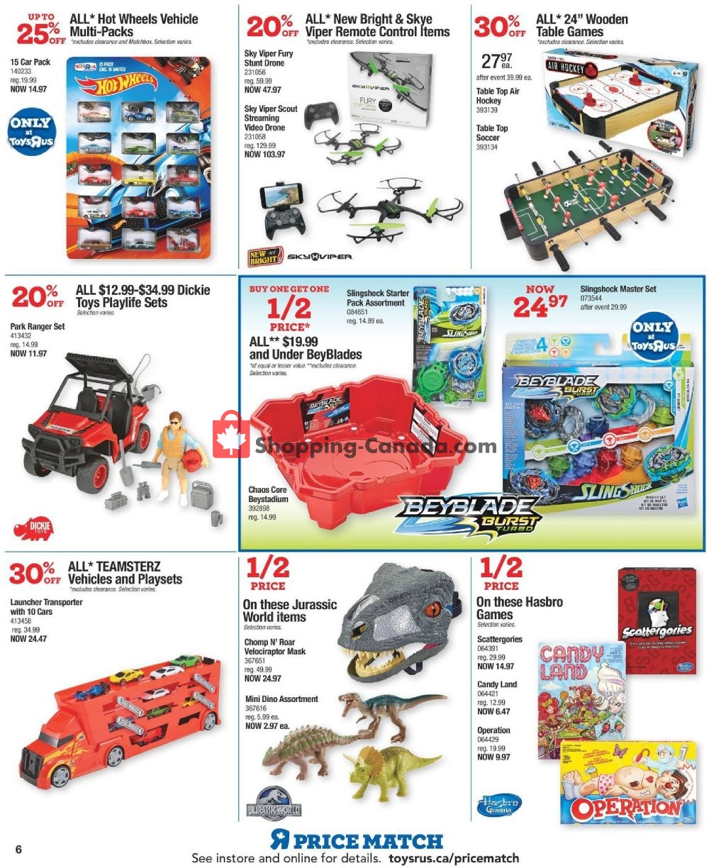 Toys R Us / Babies R Us flyer from Thursday October 10, 2019 to Wednesday October 16, 2019 - page 6