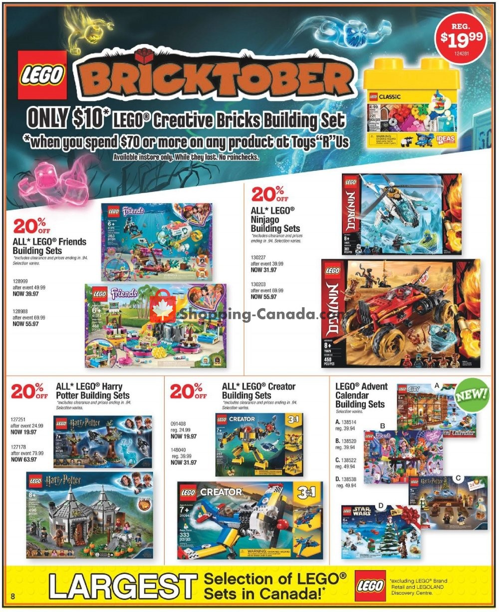 Toys R Us / Babies R Us flyer from Thursday October 10, 2019 to Wednesday October 16, 2019 - page 8