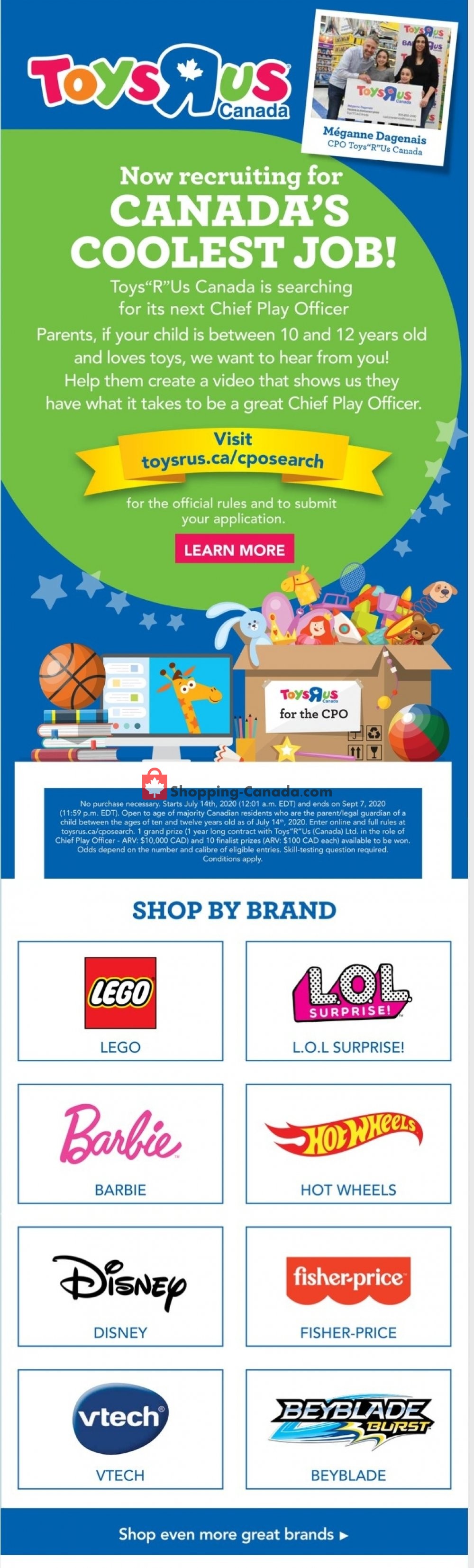 Toys R Us / Babies R Us flyer from Wednesday July 29, 2020 to Wednesday August 5, 2020 - page 10