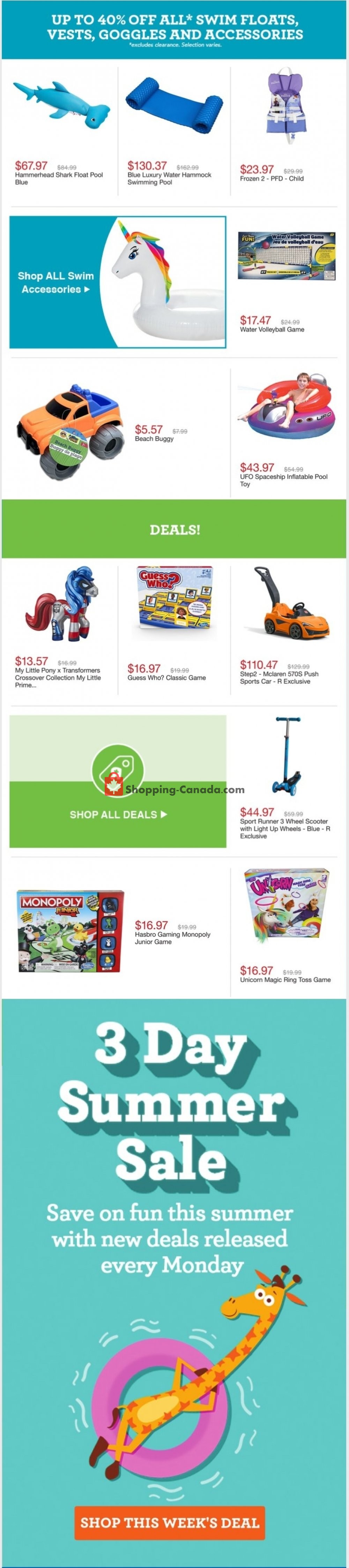 Toys R Us / Babies R Us flyer from Wednesday July 29, 2020 to Wednesday August 5, 2020 - page 9