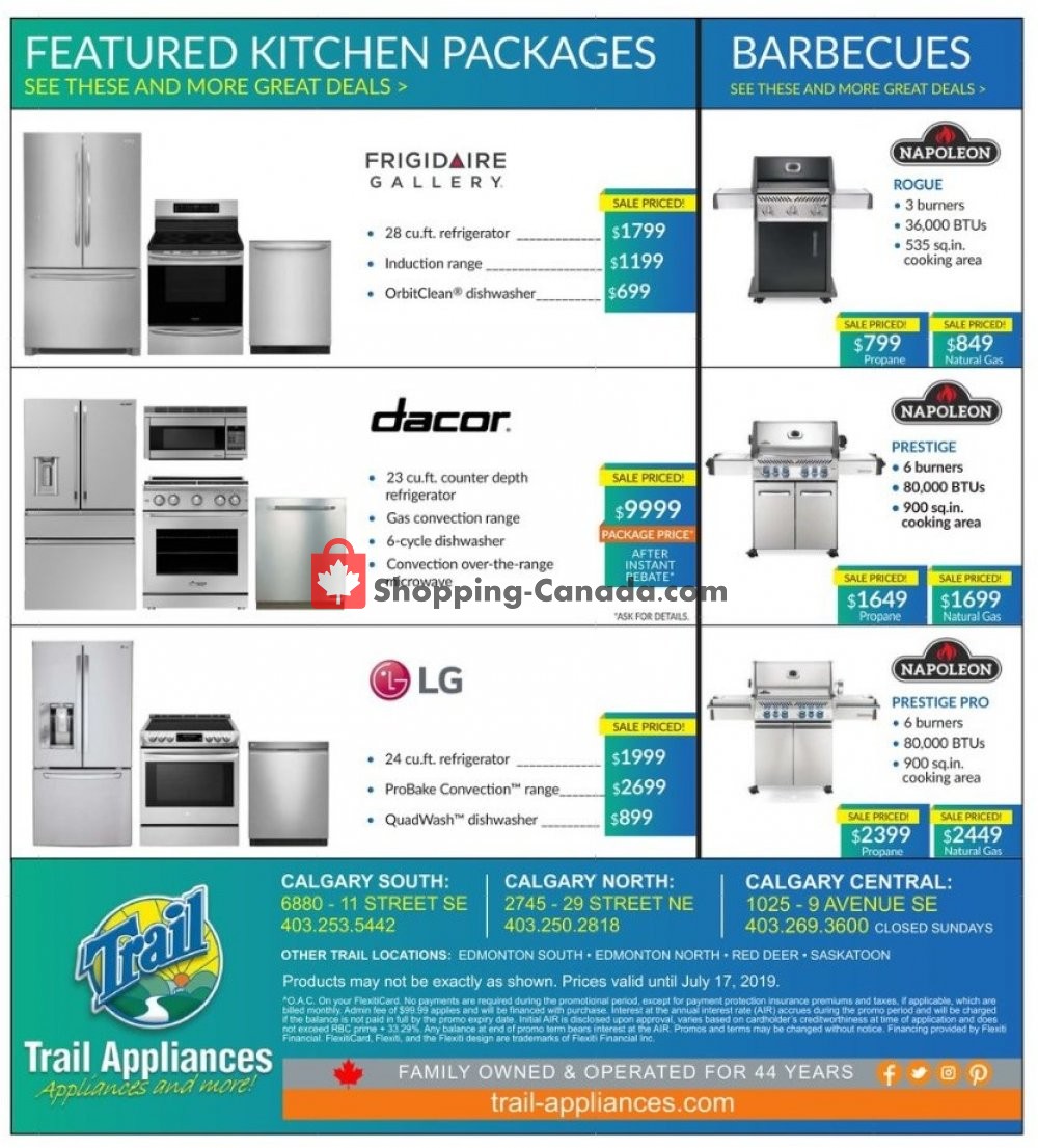 Trail Appliances flyer from Thursday June 27, 2019 to Wednesday July 17, 2019 - page 4