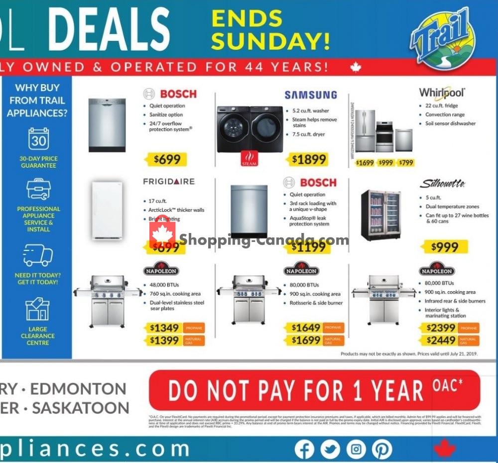 Trail Appliances flyer from Thursday July 18, 2019 to Sunday July 21, 2019 - page 2