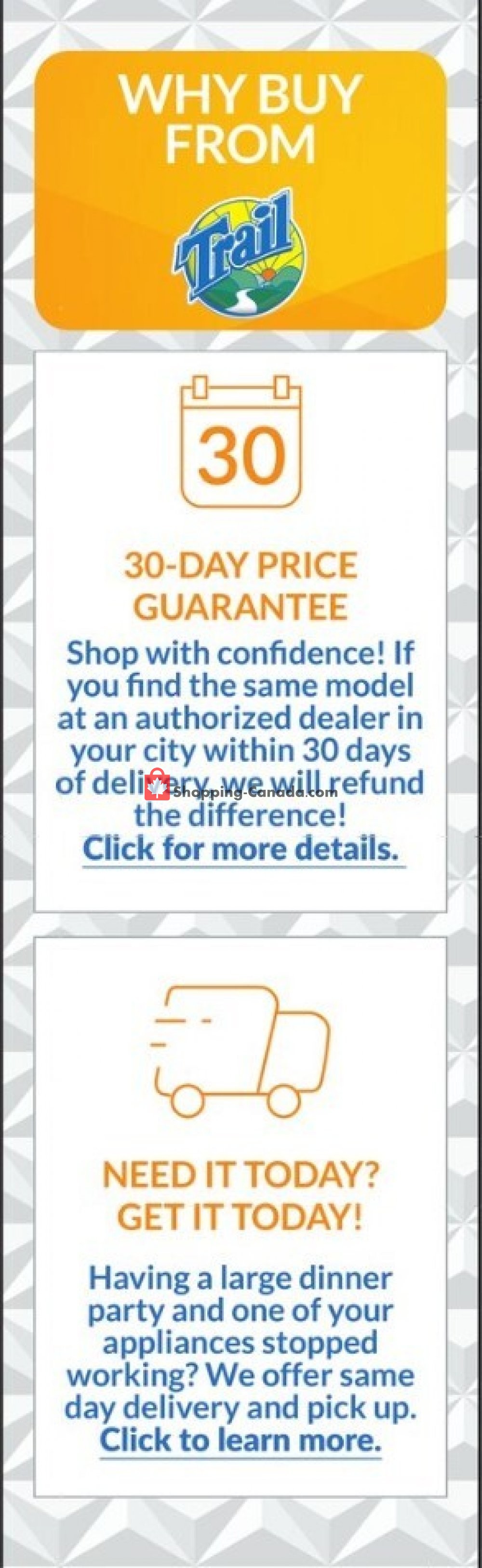 Trail Appliances flyer from Thursday July 30, 2020 to Wednesday August 5, 2020 - page 3