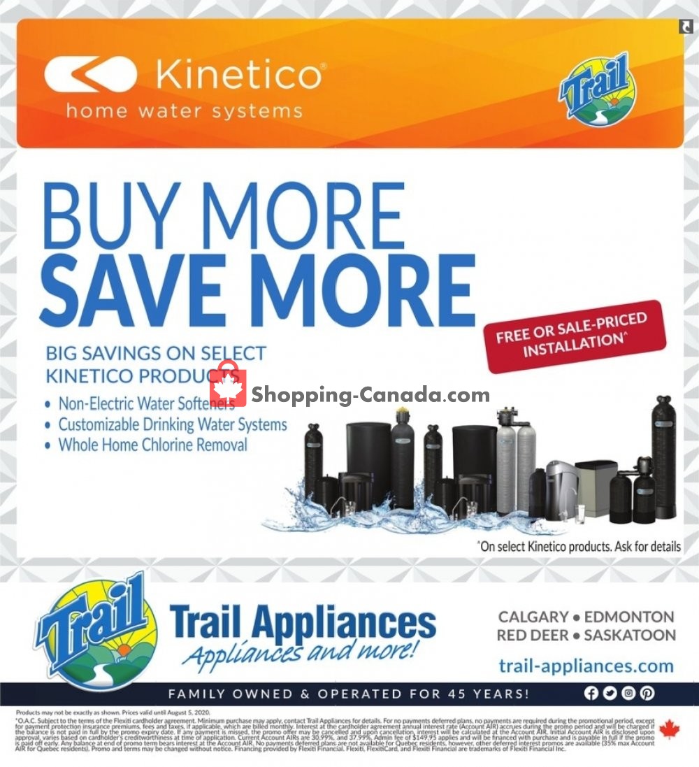 Trail Appliances flyer from Thursday July 30, 2020 to Wednesday August 5, 2020 - page 9