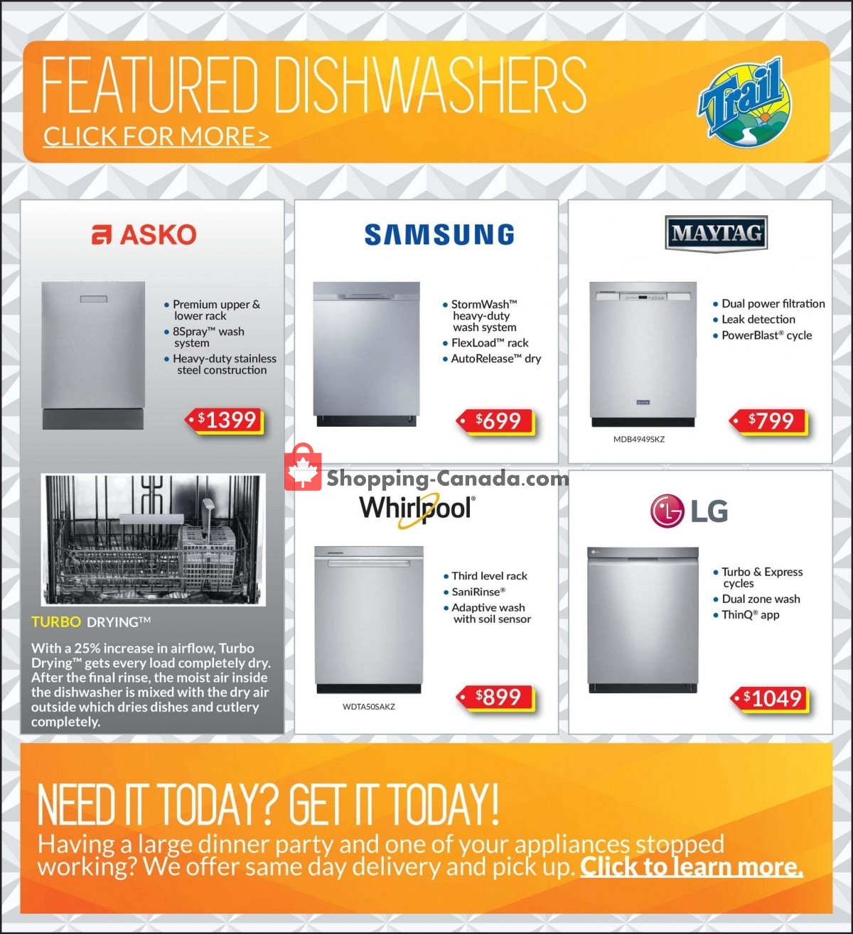 Trail Appliances flyer from Thursday September 30, 2021 to Wednesday October 13, 2021 - page 5